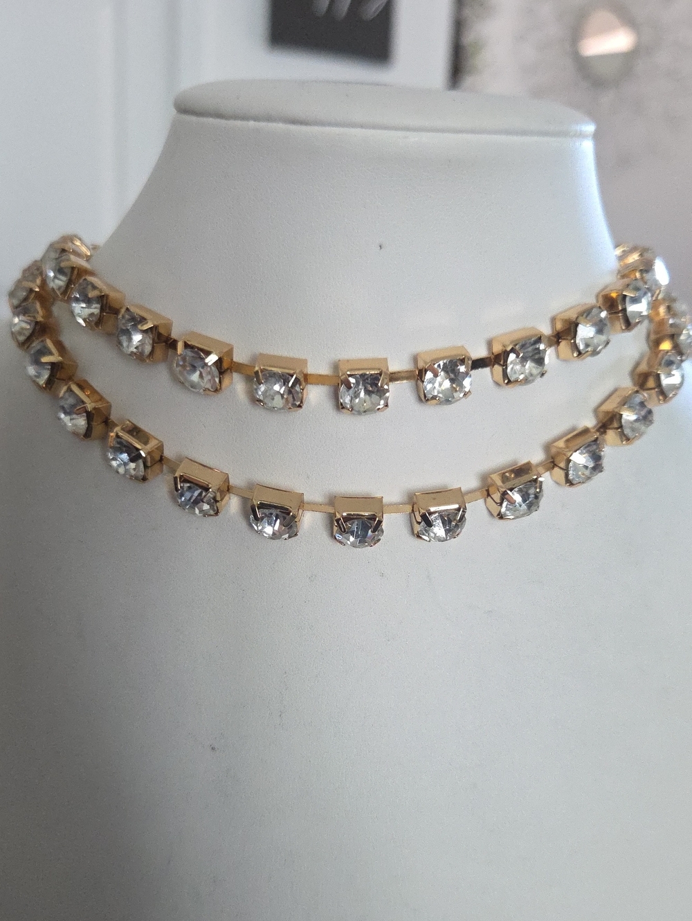 Paparazzi Gold Rhinestone Choker NWT